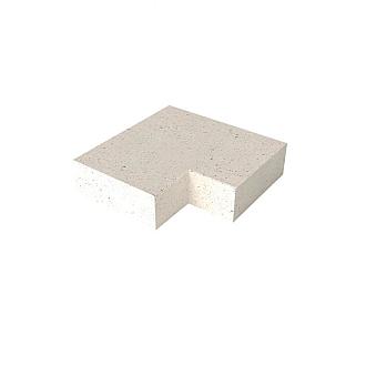 Schellevis Oudhollands TRAP HOEKSTUK 90° (37/15) BUITEN CREME 60X60 CM