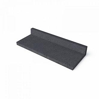 Schellevis Oudhollands TRAPTREDE L-VORM 100X40X15 CM ANTRACIET