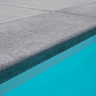 Schellevis Oudhollands ZWEMBADRAND 100X40X5 CM ANTRACIET