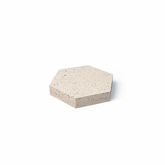 Schellevis Oudhollands 6-kant tegel 37,5x37,5x7 cm Crème