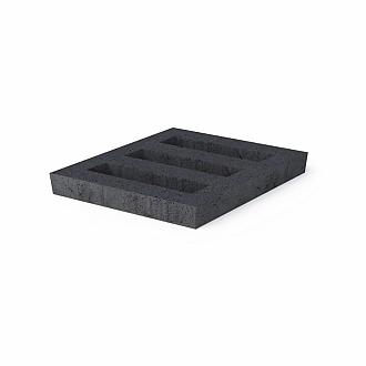 Schellevis Oudhollands Grasbetontegel Facet Open Antra 60x60x10