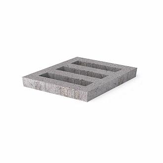 Schellevis Oudhollands Grasbetontegel Facet Open Grijs 60x60x10