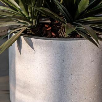 Grigio Cylinder 60 - Antique White - Plantruimte Ø50