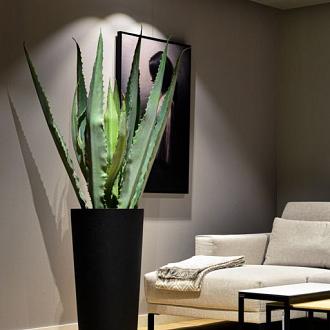 Grigio Vase 90 - Anthracite - Plantruimte Ø39