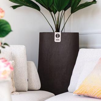 Rondello Vase 90 - Ash Brown