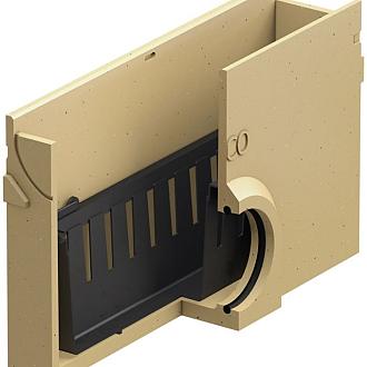 Euroline goot +LEDline RVS +vuilv. 50cm