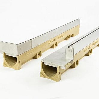 Slotline RVS hk.st uitw H=40mm L=150+850