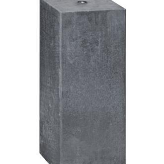 Berton© betonpoer 20,0 x 20,0 x 50,0 cm, antraciet, M20-bus, kleine velling
