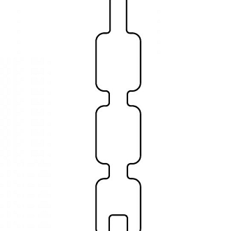 Douglas tripleprofiel, gedroogd 2,8 x 14,5 x 300 cm