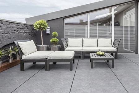 geoceramica impasto grigio decor sfeer