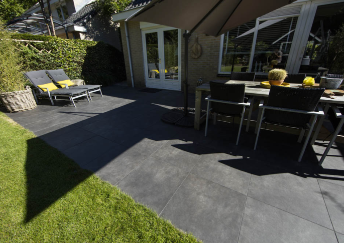 GeoCeramica 60x60x4 Cendre Feu - AANBIEDING