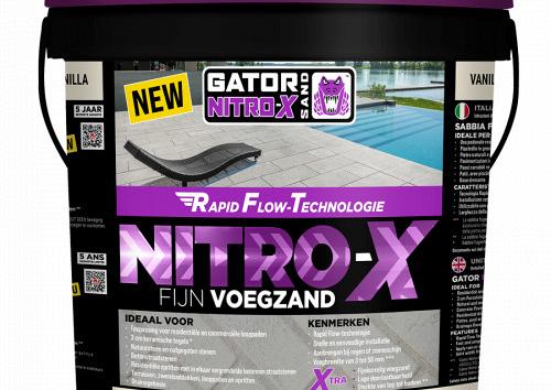 Gator Nitro X fijn Vanille voegmortel 12,5 kg emmer