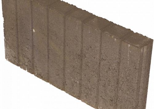 Quadrobandpalissade 8x25x100 cm Bruin