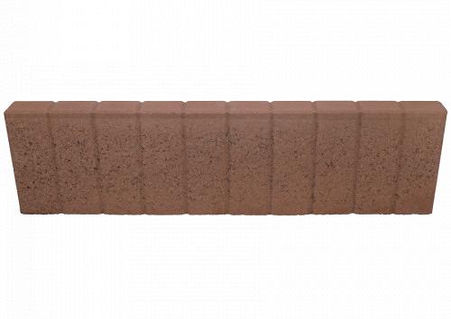 Quadrobandpalissade 8x25x100 cm Bruin