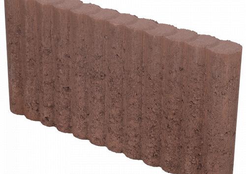 Mini Rondobandpalissade 6x25x50 cm Bruin