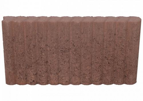 Mini Rondobandpalissade 6x25x50 cm Bruin