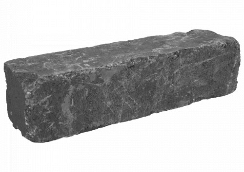 Linia Excellence getrommeld 15x15x60 cm Grijs/Zwart