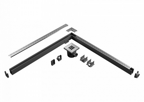 Ultra Drain Silverline Disegno Rooster 120 cm 2 stuks