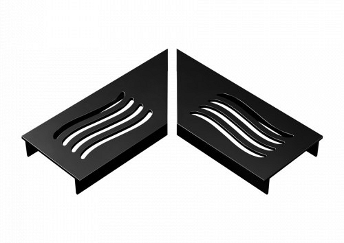 Ultra Drain Blackline Wave Rooster L-hoek