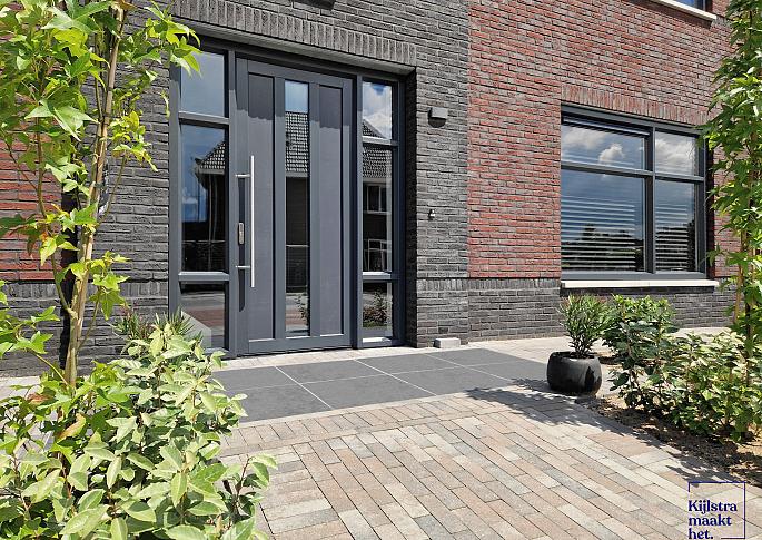 SolidSquare keramisch 60x60x3 cm puzzolato nero