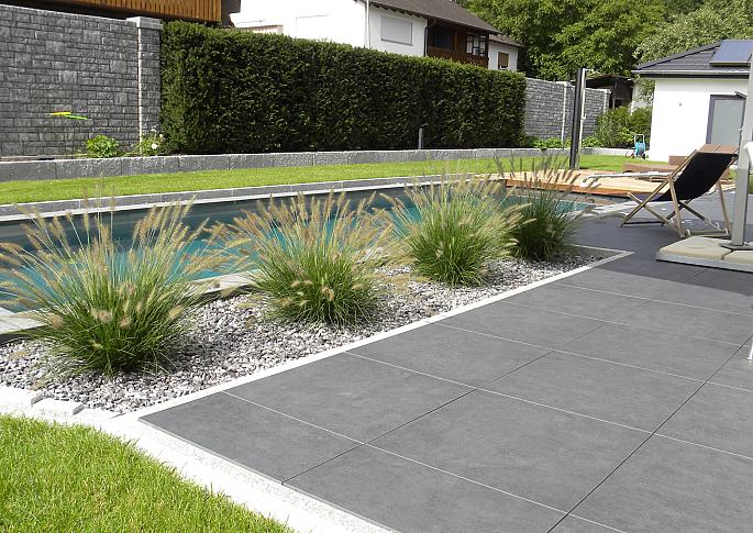 SolidSquare keramisch 60x60x3 cm puzzolato nero