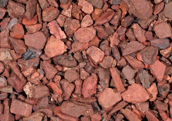 Mijnsplit rood 16-22 mm (20 kg zak, mits beschikbaar)