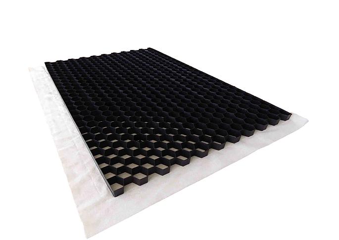 Grindmat 120x80x3 cm zwart