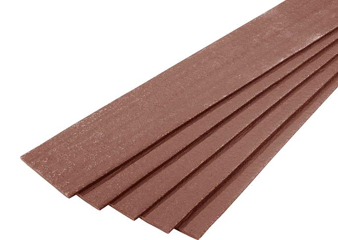Ecoborder Plank 2 m x 14 cm x 1 cm bruin