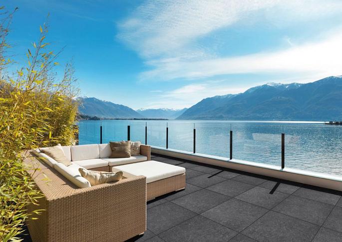 GeoCeramica 60x60x4 BB stone  Black