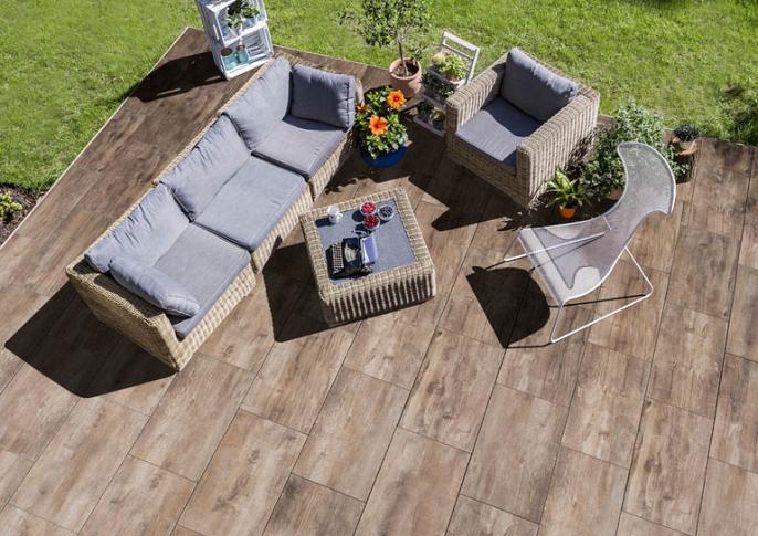GeoCeramica 80x40x4 Timber Noce