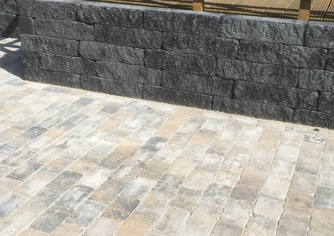 Splitrock XL trommel 15x15x60 cm antraciet