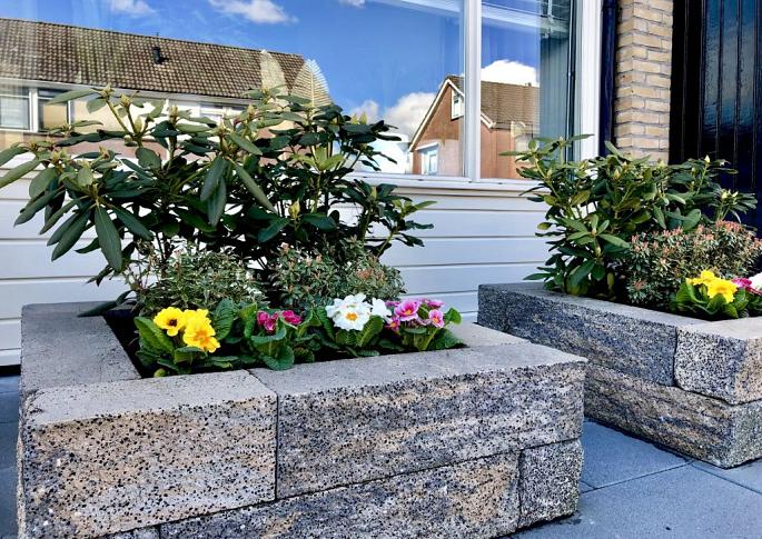 Splitrock XL trommel 15x15x60 cm grigio camello