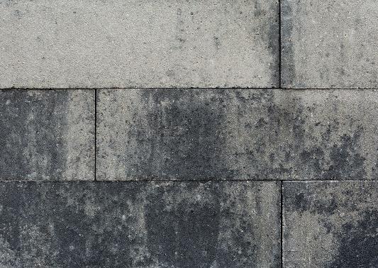 Linea 15x15x60 cm grijs/zwart