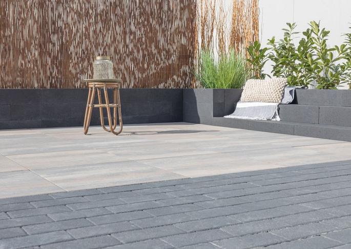 Traptrede linea 60x30x15 cm antraciet ZVK