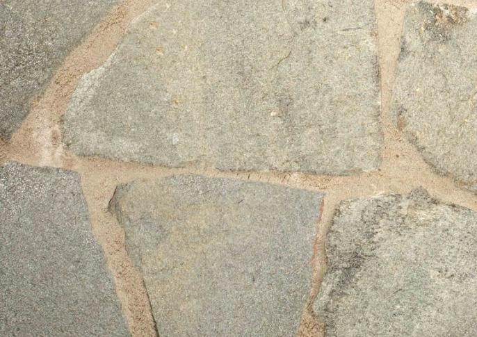 Flagstones Balkan, ca. 2-4 cm dik 25 m2 per pallet (ca. 75 kg/m2)