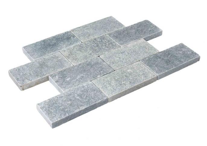 Waalformaat Antique Blue Light 20x5x5 cm soft finish, kanten verouderd