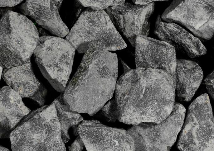 Basalt brokjes zwart 60-120mm Mini Big Bag
