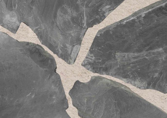 Flagstones Ultra black, ca. 3-4 cm dik 3-5 stuks per m2