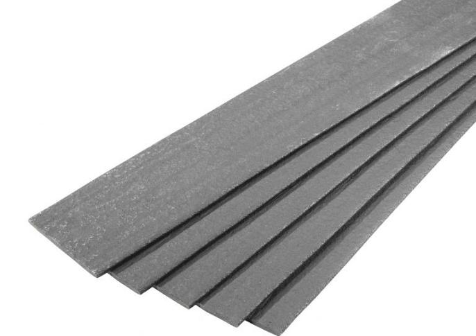 Ecoborder Plank 3 m x 14 cm x 1 cm GREY (afname per omverpakking à 5 stuks)