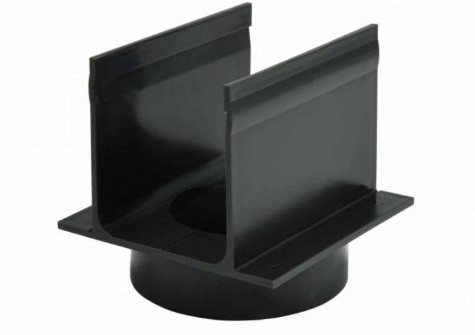 Gardendrain Connector + Spillway 65/100 mm Koppelstuk met verticale uitloop 75 mm