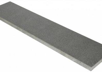 Vijverrand 100x25x3 cm Dark Grey (6 zijdes verzoet, 8 facetranden)