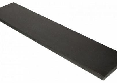 Vijverrand 100x30x3 cm Black (6 zijdes verzoet, 8 facetranden)