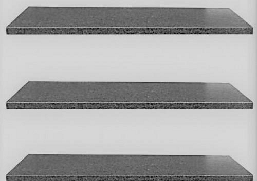 Vijverrand 100x30x3 cm Black (6 zijdes verzoet, 8 facetranden)