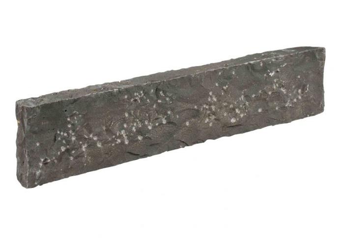Opsluitband Vietnamese basalt 100x20x6 cm rondom bekapt