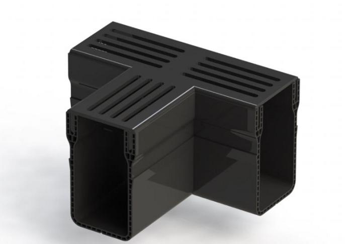 Gardendrain TEE Section Premium Black 65/100 mm