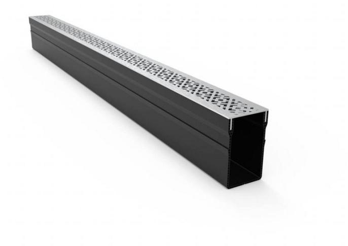 Gardendrain Diamond Grating - Stainless steel 1000x65x100 mm