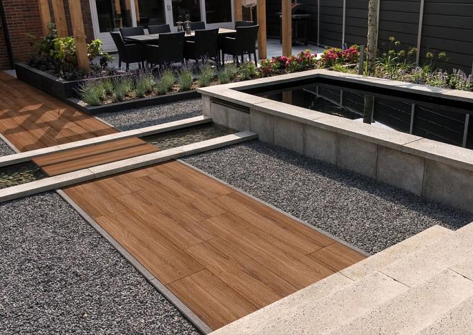 Ceramiton Palo 120x30x4cm Walnut
