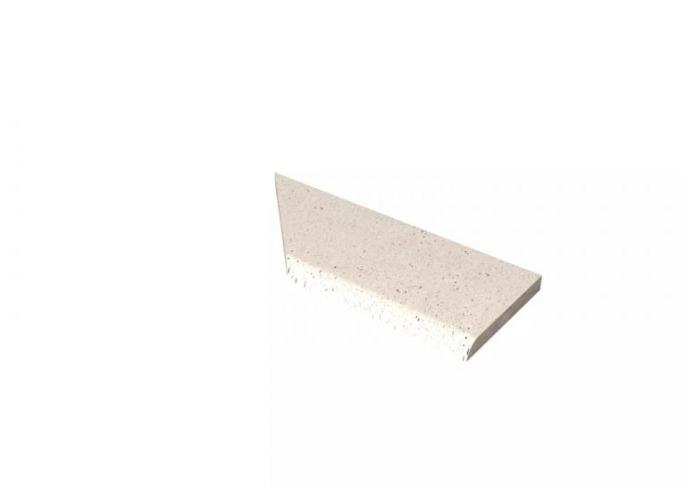 Schellevis Oudhollands Zwembandrand Hoek Rechts 100/60x40x5 Creme
