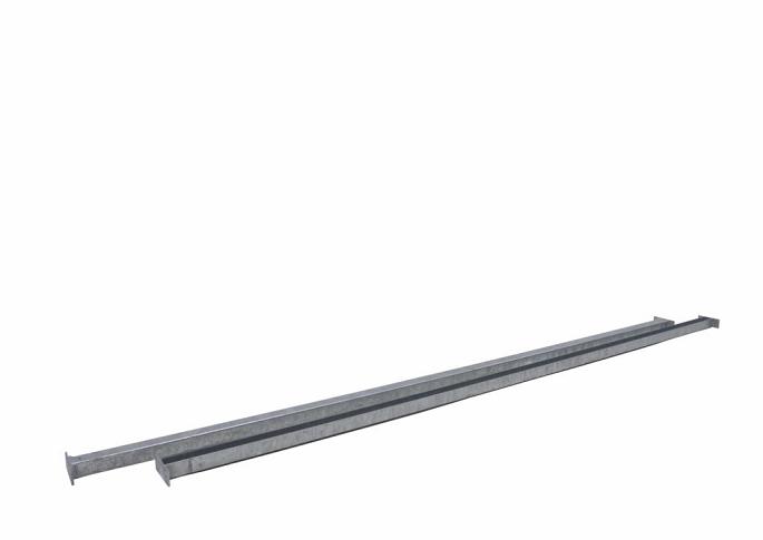 Set U-Profiel Gegalv. 60 cm