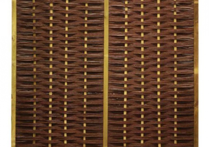 Wilgenmat in frame 180-180 cm
